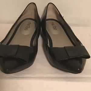 Me Too Black Flats